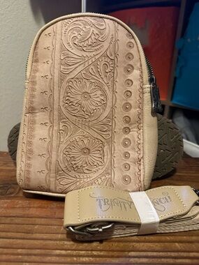 Trinity Ranch Embossed Floral Crossbody